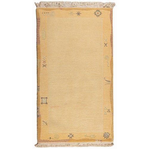 85 - A NEPALESE RUG 154 by 96cm