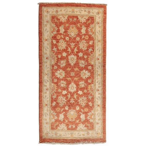 74 - A CHOBI RUG 139 by 70cm