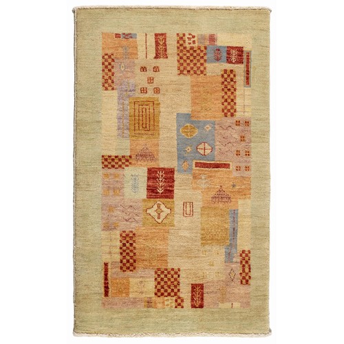 71 - A CHOBI RUG 129 by 79cm