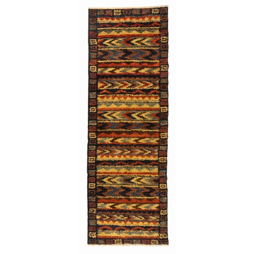 296 - A MOROCCAN RUNNER 394 by 97cm