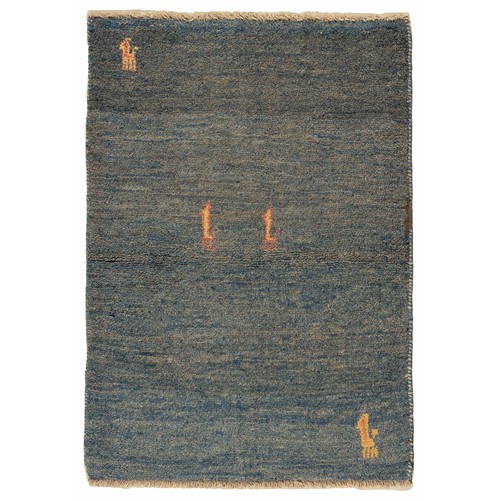 312 - A GABBEH RUG 137 by 98cm