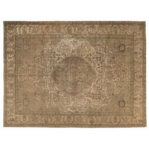 327 - A VINTAGE RUG 340 by 246cm