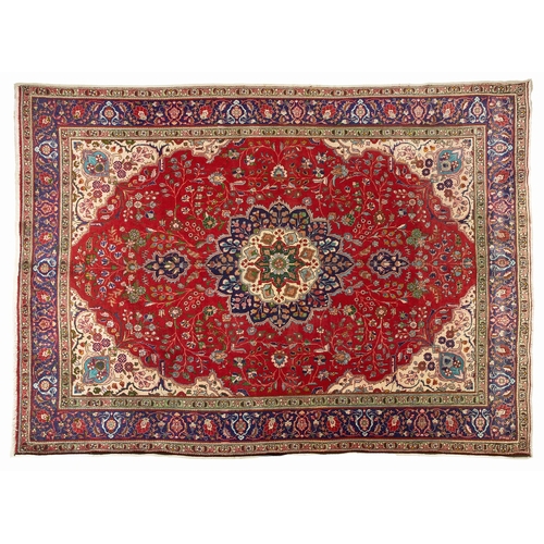 116 - A TABRIZ RUG 393 by 293cm