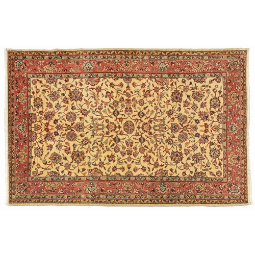 126 - A TURKISH VINTAGE RUG 280 by 183cm