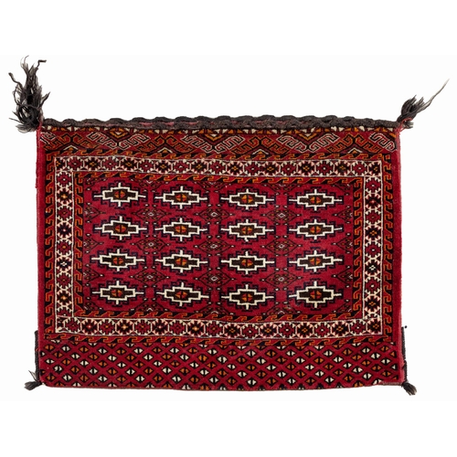 253 - A TURKOMAN BAG 122 by 80cm