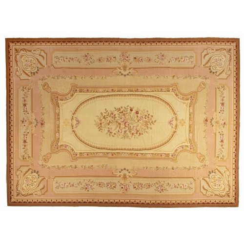 261 - A NEEDLE POINT RUG 535 by 373cm