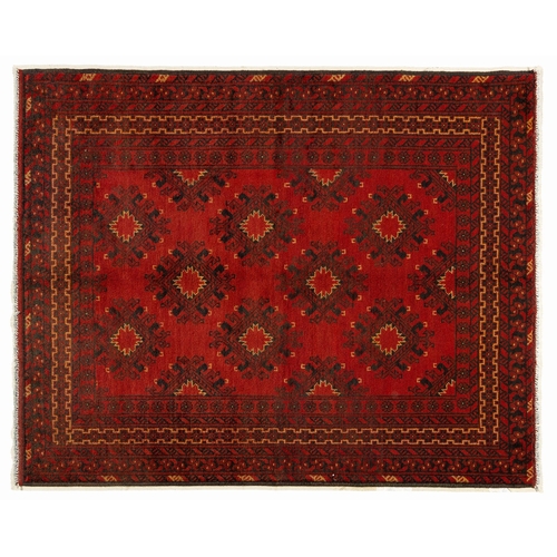 273 - AN AFGHAN 190 by 148cm