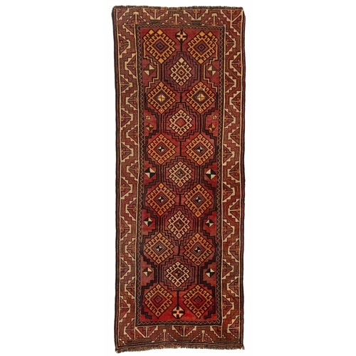 288 - A SHIRAZ RUNNER 277 by 115cm