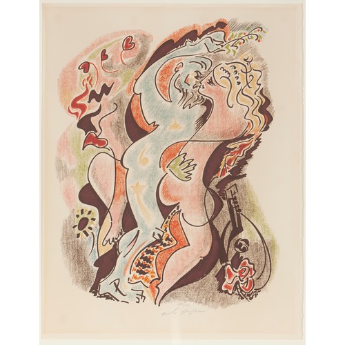 521 - André Masson (French 1896 - 1987) UNTITLED (from Sonnets de Louise Labé)