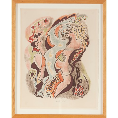 521 - André Masson (French 1896 - 1987) UNTITLED (from Sonnets de Louise Labé)