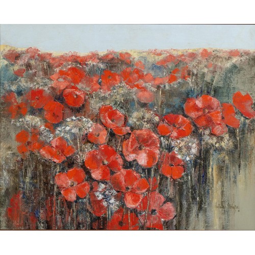 451 - Frederike Stokhuyzen (South African 1938 - ) RED POPPIES