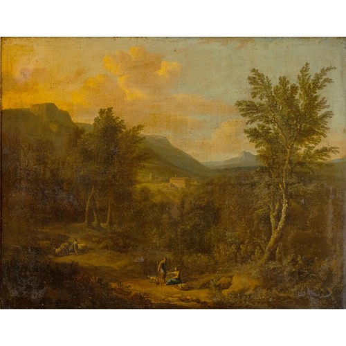 355 - Circle of Francisque Millet (Flemish 1642 – circa 1680) ARCADIAN LANDSCAPE