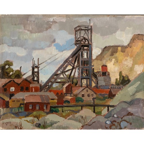 388 - Gregoire Boonzaier (South African 1909 - 2005) MINING SCENE