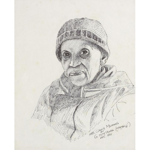 400 - George Milwa Mnyaluza Pemba (South African 1912 - 2001) GRACE MSIMANG