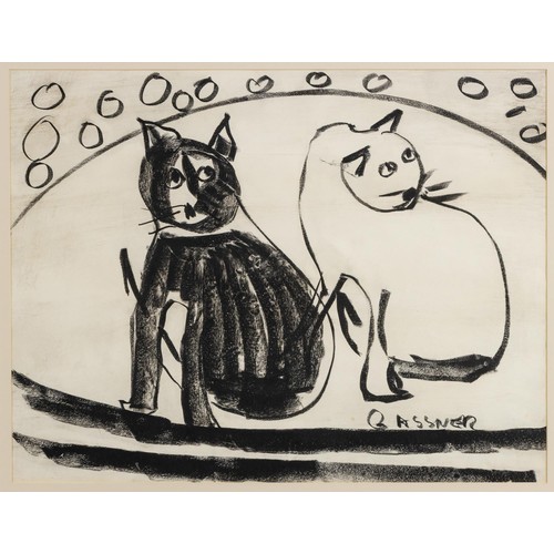 449 - Charles Gassner (South Africa 1915 - 1975) TWO CATS