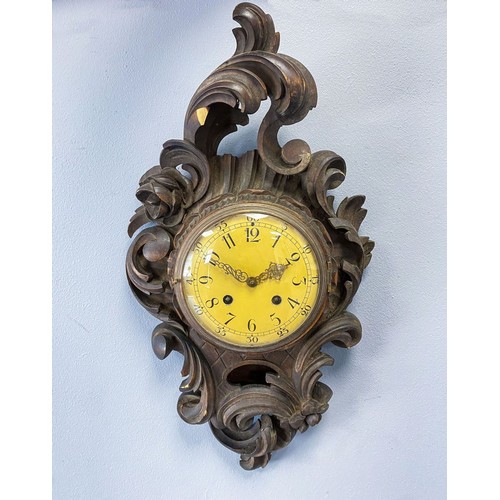 279 - A VICTORIAN-STYLE WALL CLOCK