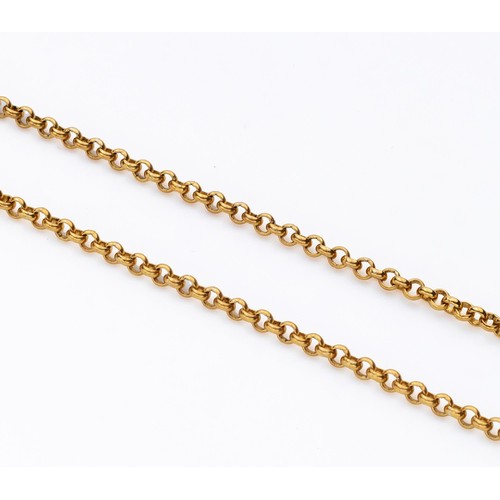 887 - A 9CT GOLD CHAIN NECKLACE