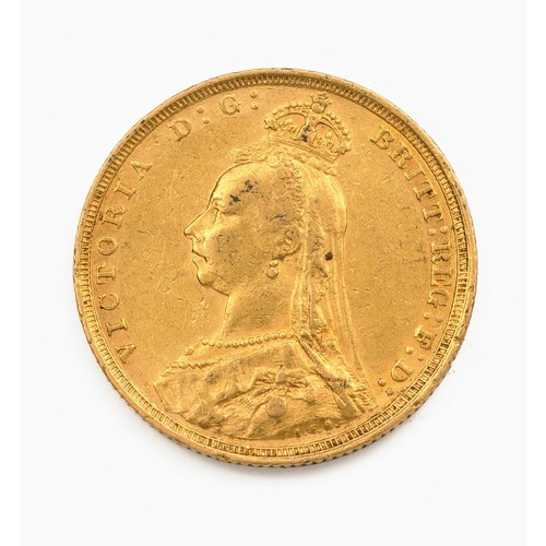 971 - AN 1890 QUEEN VICTORIA GOLD SOVEREIGN