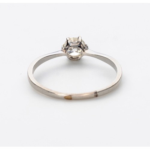 859 - A DIAMOND SOLITAIRE RING, APPROXIMATELY 0.50CTS