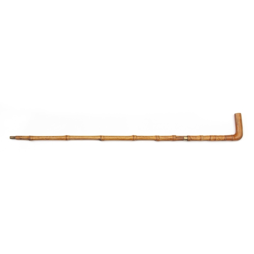 149 - A 19TH CENTURY SWORD STICK OF SMALL PROPORTIONS