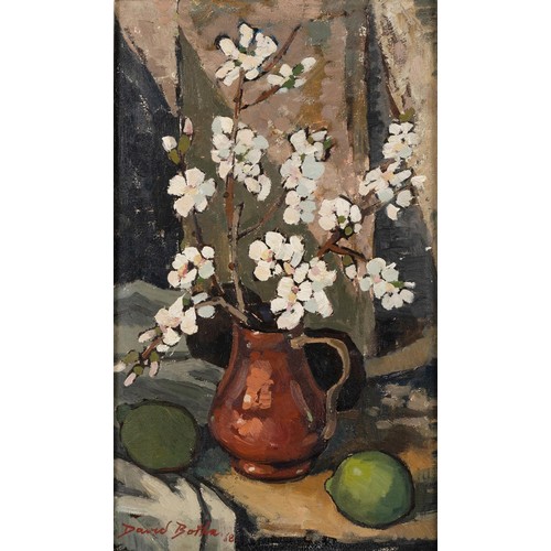 394 - David Botha (South African 1921 - 1995) STILL LIFE WITH BLOSSOMS