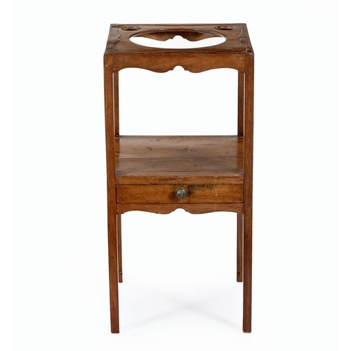 167 - A MAHOGANY WASHSTAND, 19TH CENTURY