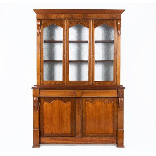 203 - A VICTORIAN MAHOGANY BOOKCASE