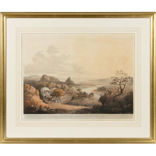 79 - A VIEW NEAR THE ROODE SAND PASS AT THE CAPE OF GOOD HOPE, COLOUR AQUATINT