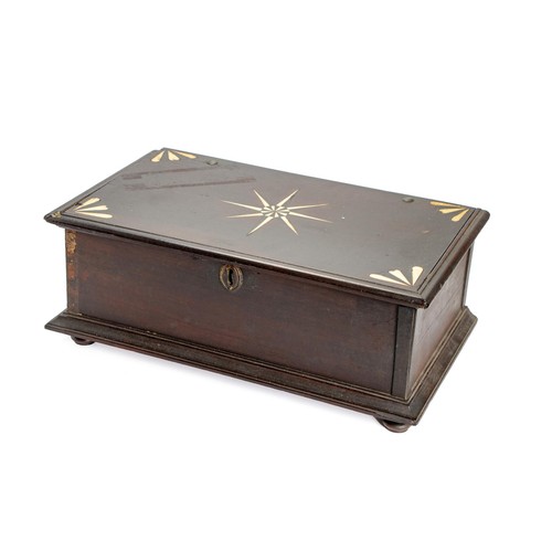 71 - A CAPE STINKWOOD AND INLAID DOCUMENT BOX, LATE 18TH/EARLY 19TH CENTURY