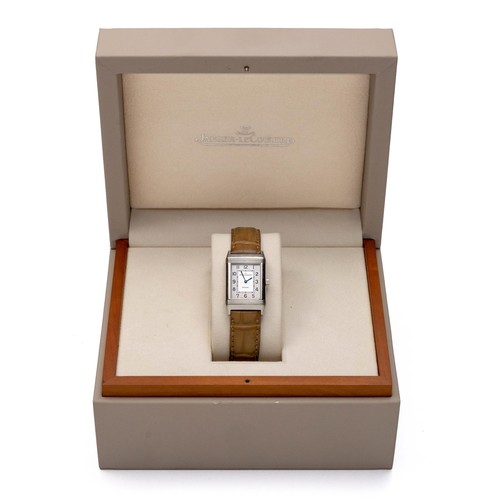 A STAINLESS STEEL WRISTWATCH JAEGER LECOULTRE REVERSO CLASSIQUE