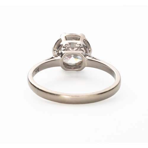 855 - A DIAMOND SOLITAIRE RING, APPROXIMATELY 1.66CTS