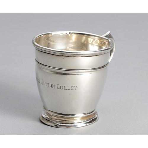 1050 - A GEORGE V SILVER MUG, A AND J ZIMMERMAN LTD, BIRMINGHAM, 1921