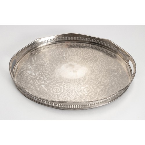 1138 - AN ELECTROPLATE TRAY, GARRARD AND CO LTD