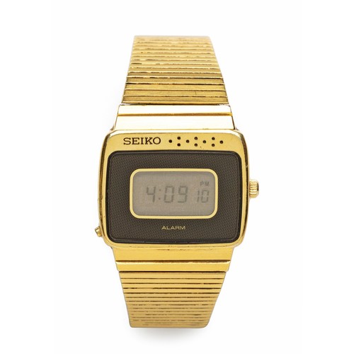 959 - A GOLD-PLATED WRISTWATCH, SEIKO