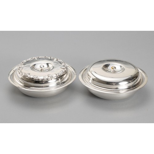 1117 - TWO ELECTROPLATE BOWLS, SERANCO