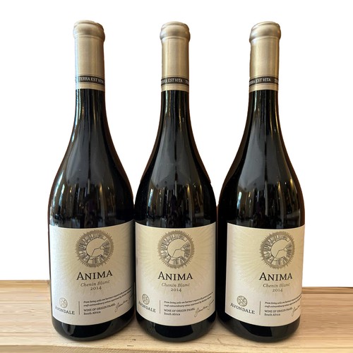 654 - 2014 Avondale Anima Chenin Blanc (750ml) x 3 bottles - Provenance: Restaurant Mosaic Wine Cellar Col... 