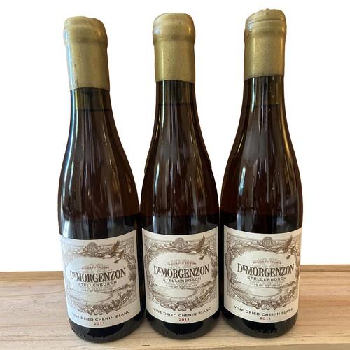 682 - 2011 De Morgenzon Vine Dried Chenin Blanc (375ml) x 3 bottles - Provenance: Restaurant Mosaic Wine C... 