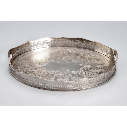 1102 - AN ELECTROPLATE TRAY, JP AND CO