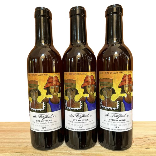 692 - De Trafford Vin De Paille Straw Wine 3V (375ml) x 3 bottles- Provenance: Restaurant Mosaic Wine Cell... 