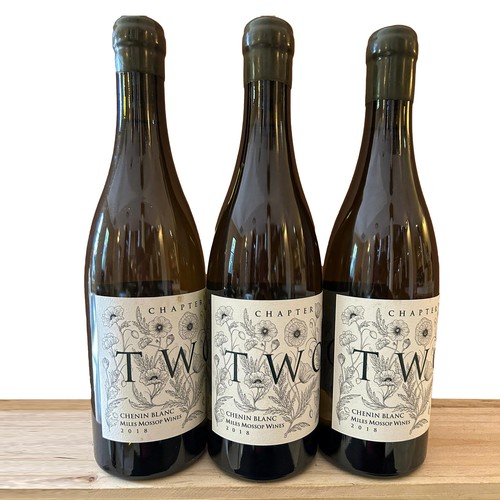 730 - 2018 Miles Mossop Chapter Two Chenin Blanc (750ml) x 3 bottles - Provenance: Restaurant Mosaic Wine ... 