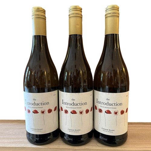 738 - 2013 Miles Mossop The Introduction Chenin Blanc (750ml) x 3 bottles - Provenance: Restaurant Mosaic ... 