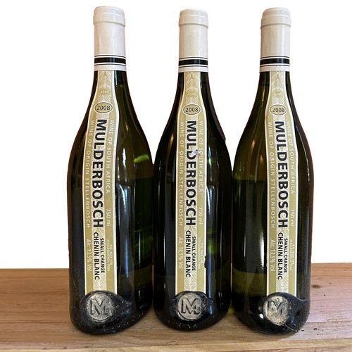 742 - 2008 Mulderbosch Small Change Chenin Blanc (750ml) x 3 bottles - Provenance: Restaurant Mosaic Wine ... 