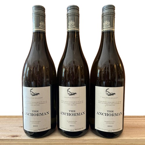 763 - 2011 Nederburg The Anchorman (750 ml) x 3 bottles - Provenance: Restaurant Mosaic Wine Cellar Collec... 