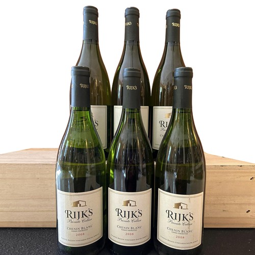 768 - 2008 Rijk's Barrel Fermented Chenin Blanc (750ml) x 6 bottles - Provenance: Restaurant Mosaic Wine C... 