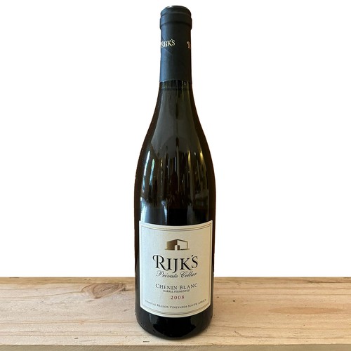 771 - 2008 Rijk's Barrel Fermented Chenin Blanc (750ml) x 1 bottle - Provenance: Restaurant Mosaic Wine Ce... 