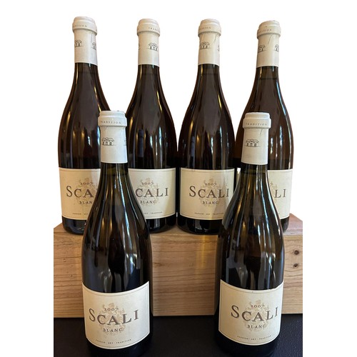 772 - 2007 Scali Blanc (750ml) x 6 - Provenance: Restaurant Mosaic Wine Cellar Collection