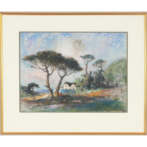 1025 - Alexander Rose-Innes (South African 1915 - 1996) HOMESTEAD WITH TREES