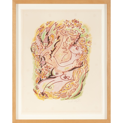 437 - André Masson (French 1896 - 1987) UNTITLED (from Sonnets de Louise Labé)