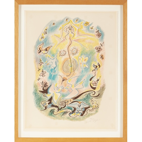 429 - André Masson (French 1896 - 1987) UNTITLED (from Sonnets de Louise Labé)