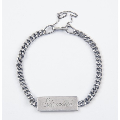 1749 - A SILVER BRACELET, TIFFANY & CO MODERN